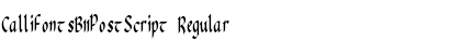 Download CallifontsB11PostScript Font