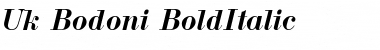 Uk_Bodoni Font