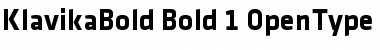 Klavika Bold Bold TF