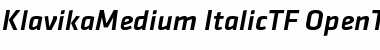 Klavika Medium Font Klavika Medium Font