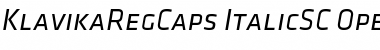 Download Klavika Reg Caps Font