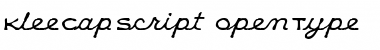 Download Klee CapScript Font