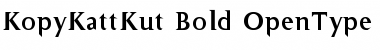 Download KopyKattKut-Bold Font Download KopyKattKut-Bold Font