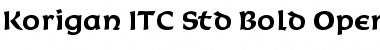 Korigan ITC Std Font