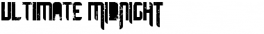 ultimate MIDNIGHT Regular Font