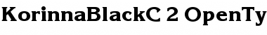 KorinnaBlackC Regular Font