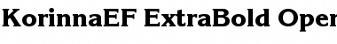 KorinnaEF-ExtraBold Font