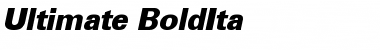 Ultimate-BoldIta Regular Font