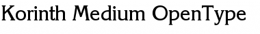 Korinth-Medium Regular Font