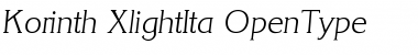 Download Korinth-XlightIta Font