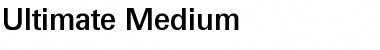 Ultimate-Medium Regular Font