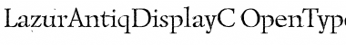 Download LazurAntiqDisplayC Font