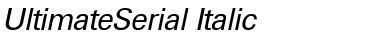 UltimateSerial Italic