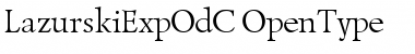 LazurskiExpOdC Regular Font