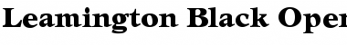 Leamington-Black Regular Font