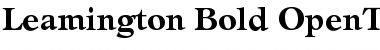 Leamington-Bold Regular Font