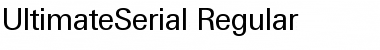 UltimateSerial Regular Font