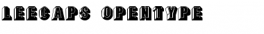 Leecaps Regular Font