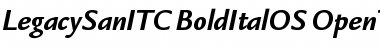 Legacy Sans ITC Bold Italic OS
