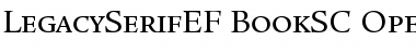 LegacySerifEF BookSC Font