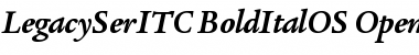 Legacy Serif ITC Bold Italic OS