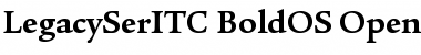 Legacy Serif ITC Bold OS Font