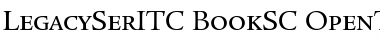Legacy Serif ITC Book SC Font