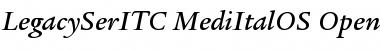 Legacy Serif ITC Medium Italic OS