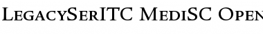 Legacy Serif ITC Medium SC Font