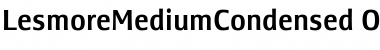 LesmoreMediumCondensed Font