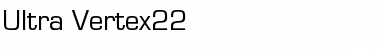 Ultra Vertex22 Regular Font