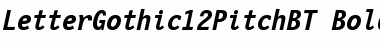 Letter Gothic 12 Pitch Font