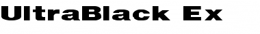 UltraBlack Ex Regular Font
