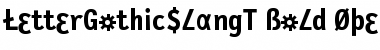 Download LetterGothicSlangT Font