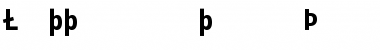 LetterGothicText BoldSymbol Font