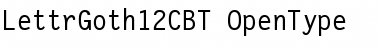 Download LettrGoth12C BT Font