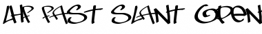 Download LHF Fast Slant Font