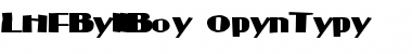 Download LHF Bell Boy Font