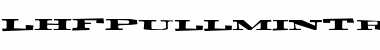 Download LHF Pullman Train Regular Font