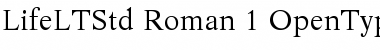 Life LT Std Font Life LT Std Font