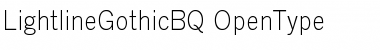 Download Lightline Gothic BQ Font Download Lightline Gothic BQ Font