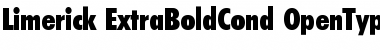 Download Limerick-ExtraBoldCond Font