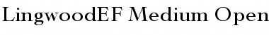 LingwoodEF Medium Font