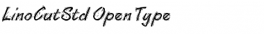 Download Lino Cut Std Font
