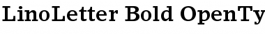 Lino Letter Bold Font