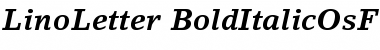 LinoLetter Bold Italic Oldstyle Figures