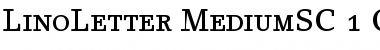 LinoLetter Medium Small Caps & Oldstyle Figures Font