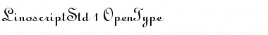 Linoscript Std Font