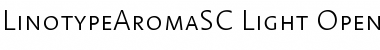 Download LinotypeAromaSC Light Font
