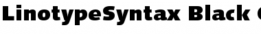 LinotypeSyntax Black Font